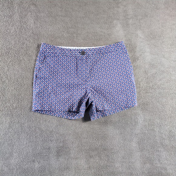 Brooks Brothers Pants - Brooks Brothers Womens Shorts Blue Geometric Print Size 6